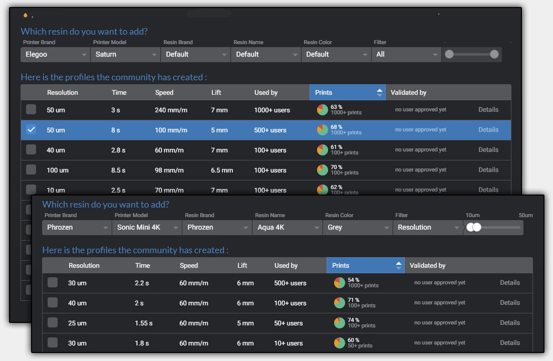 lychee-slicer-resin-settings-community Lychee Slicer 3.5 updated user itnerface