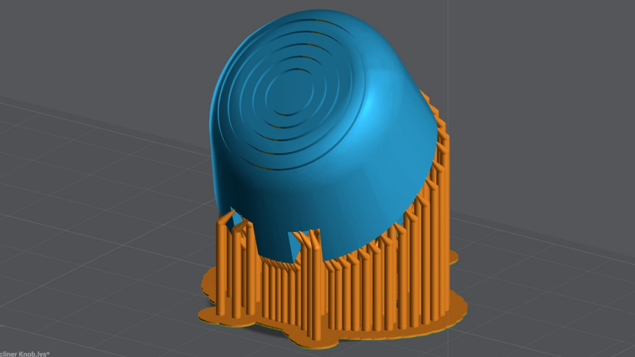 Early Tombstone Seat Recliner Knob in Lychee Early Tombstone Seat Recliner Knob in Lychee Slicer