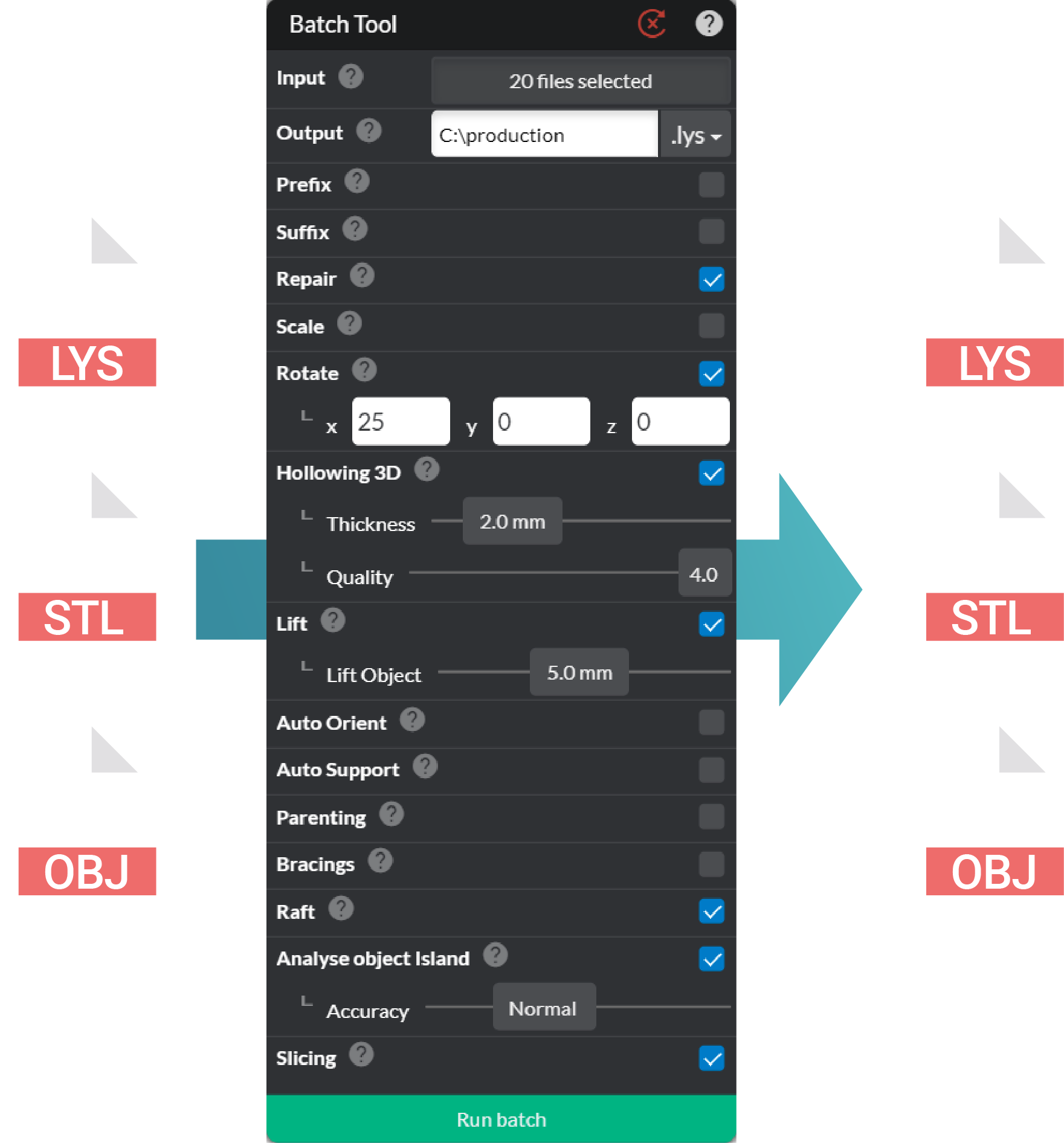 Batch tool Batch tool